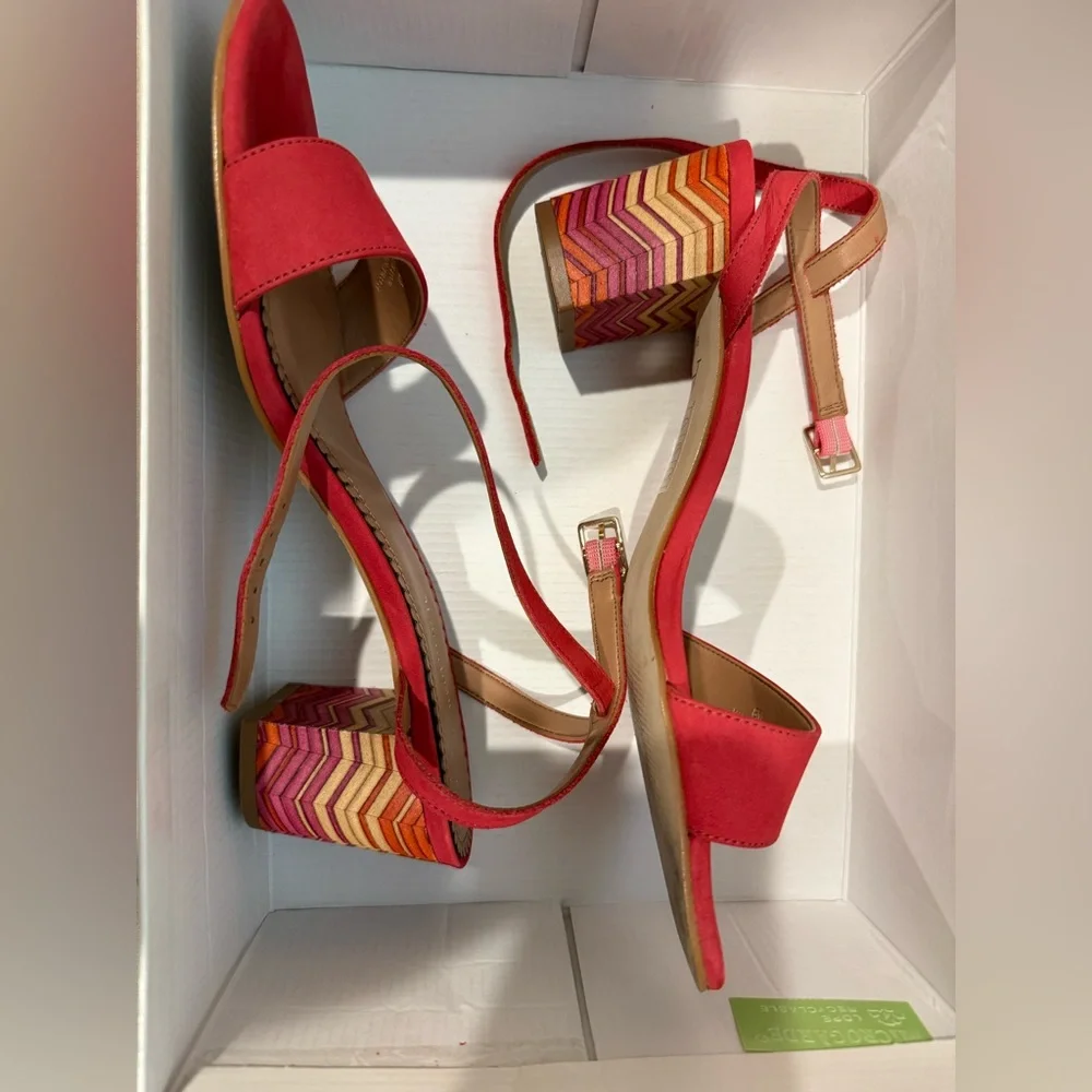 Anthropologie Tia‎ Heeled Sandals Size 8